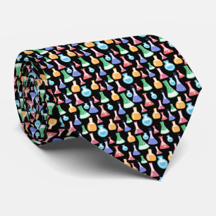 Corbata Maestra de Patrón Colorido de Química de Ciencia N