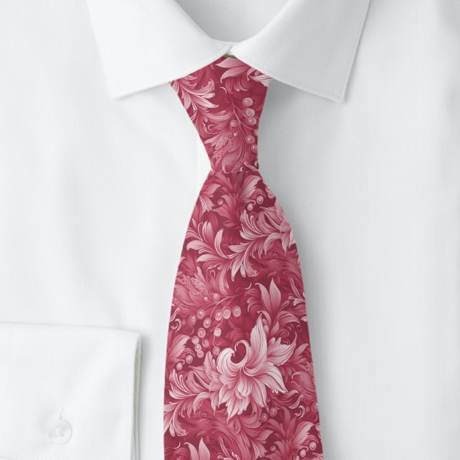 Corbata Magenta Ornate Botánico (Subido por el creador)