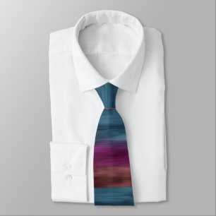 Corbata Magenta Siena verde azulada moderna