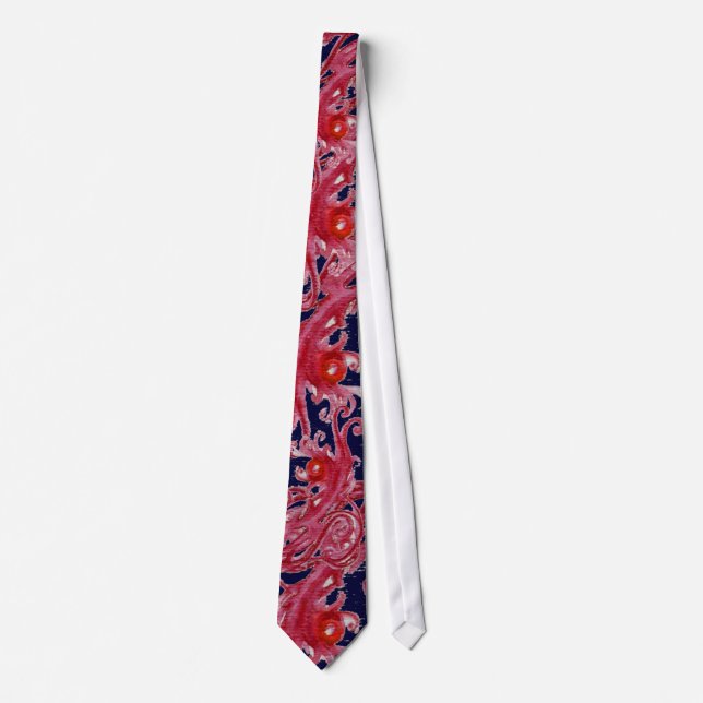 Corbata MAGIC BERRIES Fantasy Floral Swirls (Anverso)