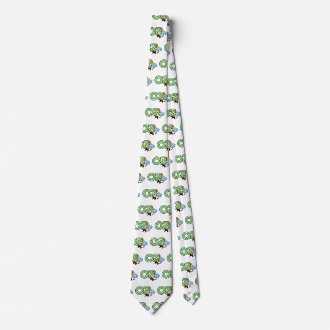Corbata Mago de Oz Vintage Dorothy Toto con letras GRANDES (Anverso)