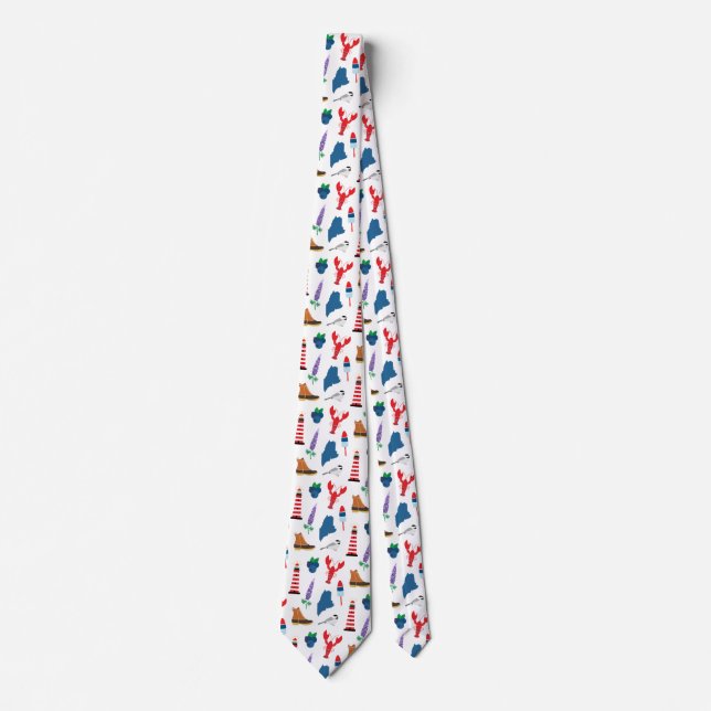 Corbata Maine Icons (Anverso)
