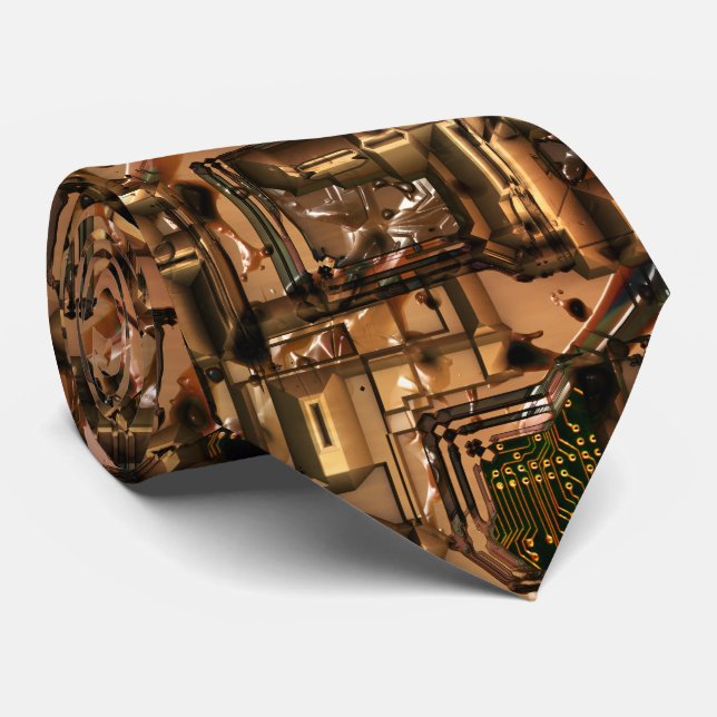 Corbata Mal robot 3 puntas (Enrollado)