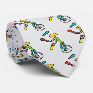 Corbata Malabarista en monociclo
