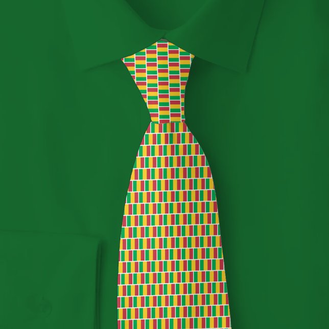 Corbata Mali Flag Brick Pattern (Subido por el creador)