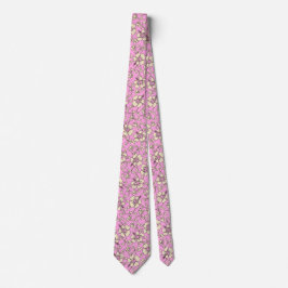 Corbata Malia Hibiscus Hawaiian Pareau Print
