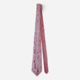 Corbata Manchas rojas y rosadas