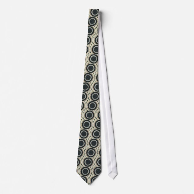Corbata Mandalá de Lirio Calla (Anverso)