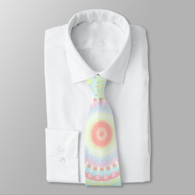 Corbata Mandalá Hippie Funky  (Atado)