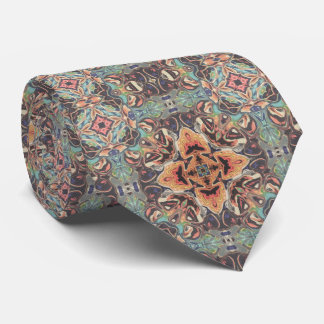 Corbata Mandala texturizada