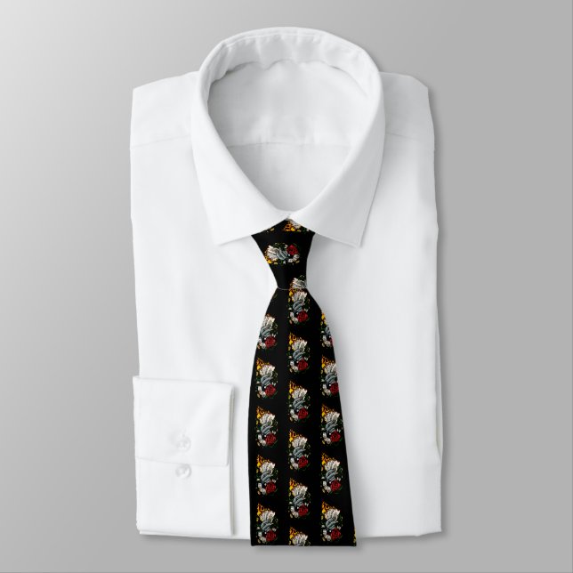 Corbata Mano De Tarjetas (Atado)