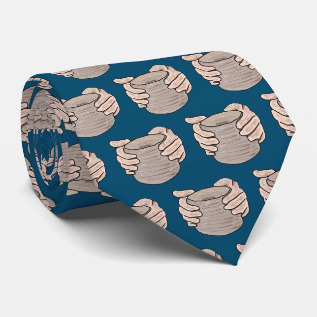Corbata Manos de fabricación de cerámica (Enrollado)