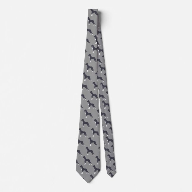 Corbata Manteldogge / Boston Mantle Gran Danés (Anverso)
