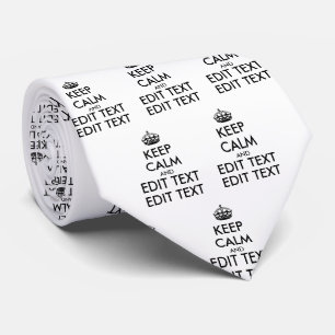 CORBATA MANTENER CALMA Y EL TEXTO