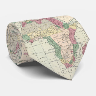 Corbata Mapa de época de África (1872)