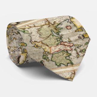 Corbata Mapa de época de Grecia (1596)