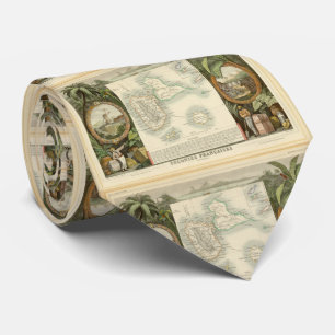 Corbata Mapa de época de Guadalupe (1856)