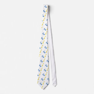 Corbata Mapa de la bandera de las islas Canarias del mismo