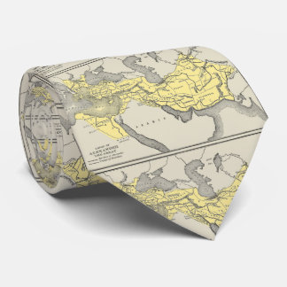 Corbata Mapa del vintage de Alexander los Greats Empire