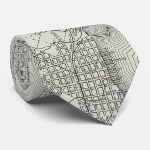 Corbata Mapa del vintage de Duluth MN (1901)