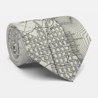 Corbata Mapa del vintage de Duluth MN (1901)