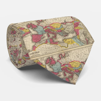 Corbata Mapa del vintage del imperio romano (1875)