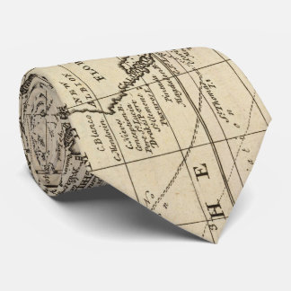 Corbata Mapa del vintage del mundo (1747)