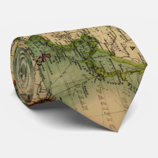 Corbata Mapa del vintage del mundo (1911) - estilizado