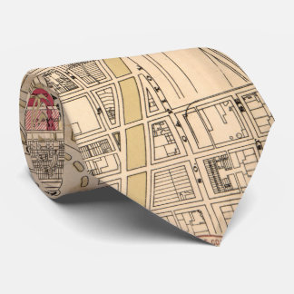 Corbata Mapa del vintage del Washington D.C. Mall (1917)