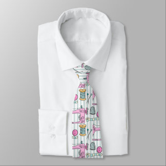 Corbata Máquina de coser - Albornoces rosados