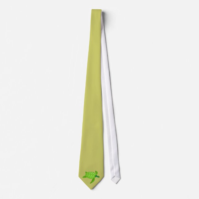 Corbata Mar verde turtle-18 (Anverso)