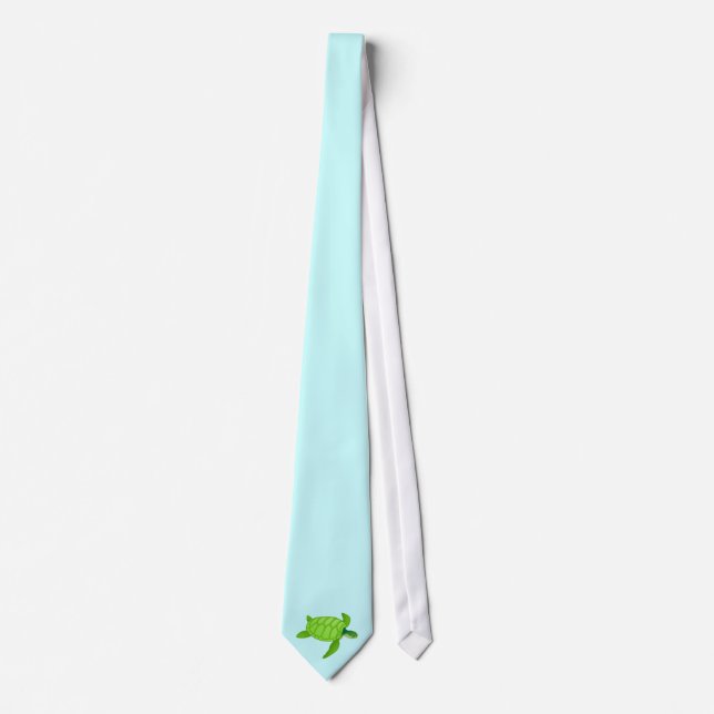 Corbata Mar verde turtle-30 (Anverso)