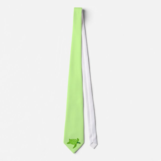 Corbata Mar verde turtle-81 (Anverso)