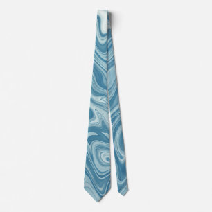 Corbata Marble azul
