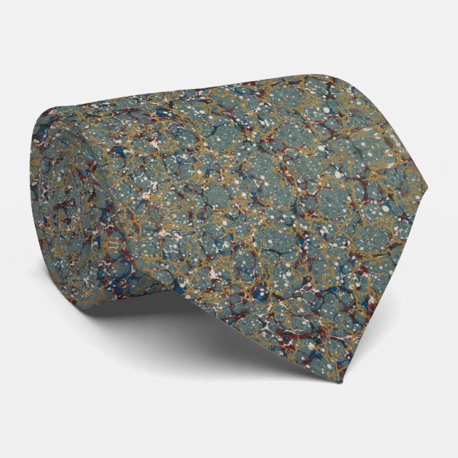 Corbata Marbled Abstract Painting (Enrollado)