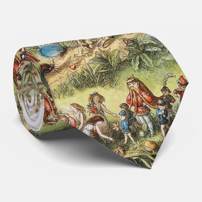 Corbata Marcha Triunfal del Rey Elf, Fe, Goblins (Enrollado)