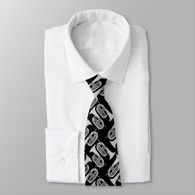 Corbata Marchando Baritone Crosshatch (Atado)