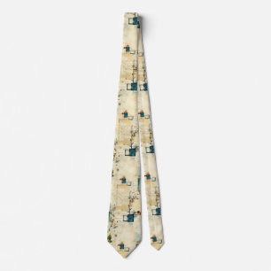 Corbata Marco de Botánica Grunge Verde Azulado Parchís Álb