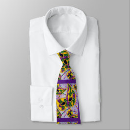 CORBATA MARDI GRAS ART   
