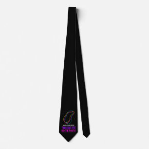 Corbata Mardi Gras Beads Necktie
