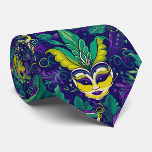 Corbata Mardi Gras el mago
