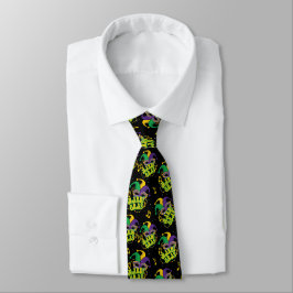 Corbata Mardi Gras festivo