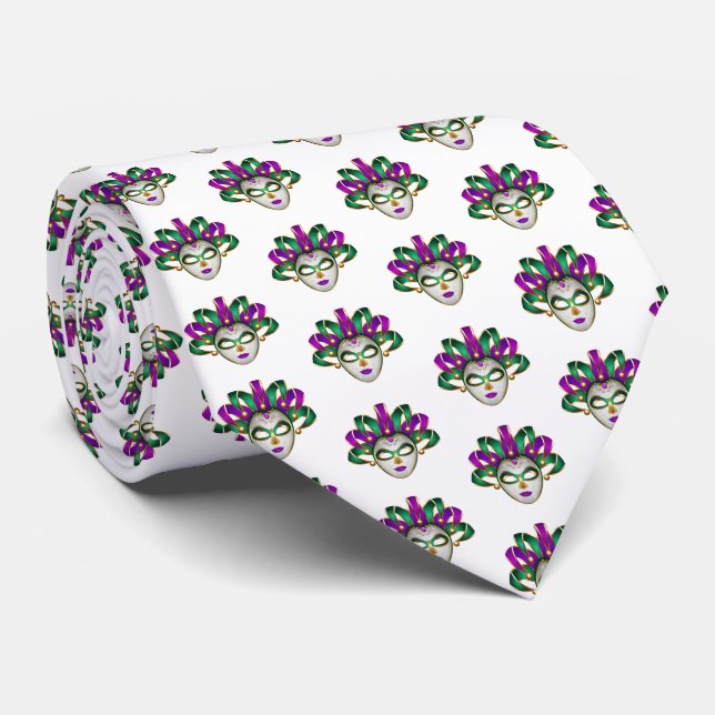 Corbata Mardi Gras Tie (Enrollado)