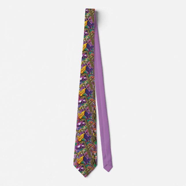 Corbata Mardis Gras New Orleans (Anverso)