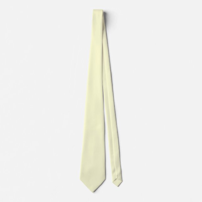 Corbata Marfil Sólido (Anverso)
