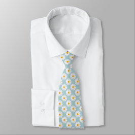 Corbata margarita blanca