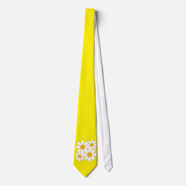 Corbata Margarita Brillante y Audaz (Anverso)