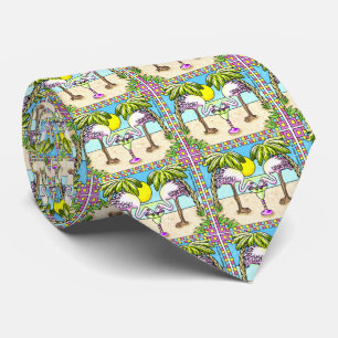 Corbata Margarita Flamingo