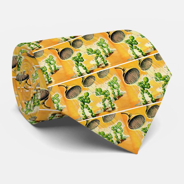 Corbata margaritas con duchas (Enrollado)