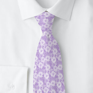 Corbata Margaritas Lavanda